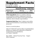 Doctor’s Best High Absorption Magnesium Lysinate Glycinate 100 mg, 120 Tablets