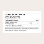 Thorne, Betaine HCL & Pepsin, 225 Capsules